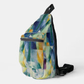 Simultanes Fenster 1912 von Robert Delaunay Crossbody Bag (Rechte Ecke)