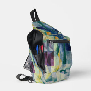 Simultanes Fenster 1912 von Robert Delaunay Crossbody Bag