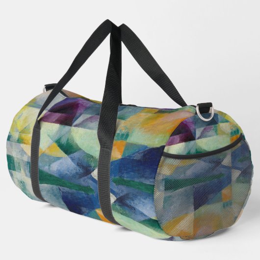 Simultanes Fenster 1912 von Robert Delaunay Duffle Bag (Rechte Ecke)