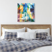 Simultanes Windows | Robert Delaunay | Leinwanddruck (Insitu (Schlafzimmer))
