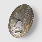 Simurgh Runde Wanduhr (Winkel)