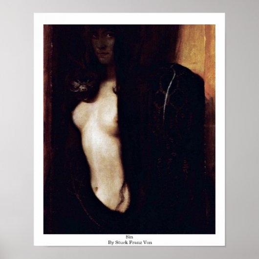 Sin By Stuck Franz Von Poster (Vorne)