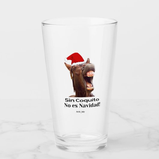Sin Coquito No Es Navidad Glas (Vorderseite)