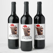 Sin Coquito No Es Navidad Weinetikett (Flaschen)