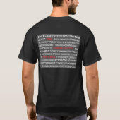 Sin Firewall T-Shirt (Rückseite)