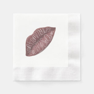 "Sin from my Lips" R+J Zitat-Servietten Serviette