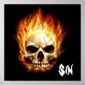 Sin Skull Poster (Vorne)