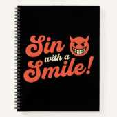 Sin with a Smile Notizblock (Vorderseite)