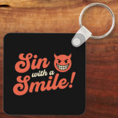Sin with a Smile Schlüsselanhänger (Rückseite)