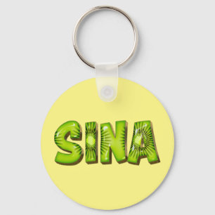 Sina Name Kiwi Design Schlüsselger Schlüsselanhänger