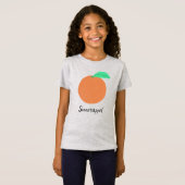 Sinaasappel Orange Dutch Fruity Fun Food Art T-Shirt (Vorne ganz)