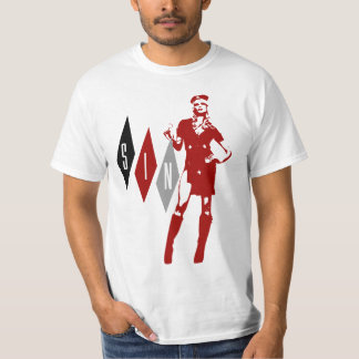 SINacle Button-Oben Wert T-Shirt