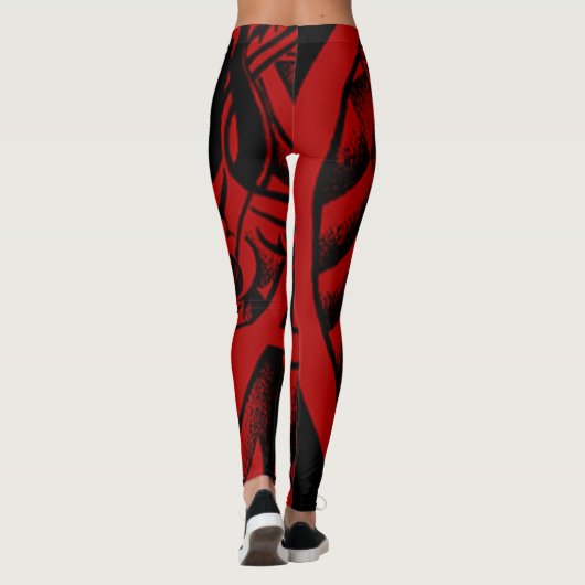 Sinagogue von Satan Baphomet Leggings (Rückseite)