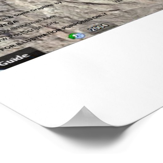 Sinai - Große Pyramidenmuster Poster (Ecke)