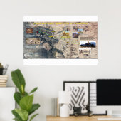 Sinai - Prophetische Muster 7 Poster (Heimbüro)