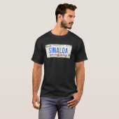 Sinaloa Mexico State License Plate T-Shirt (Vorne ganz)
