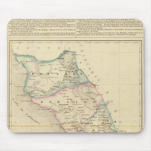 Sinaloa, Mexiko Mousepad (Vorne)