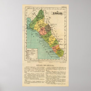 Sinaloa, Mexiko Poster