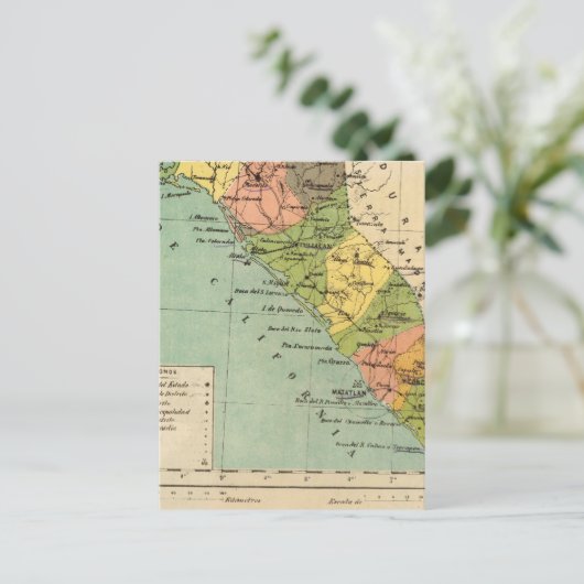 Sinaloa, Mexiko Postkarte (Stehend Vorderseite)