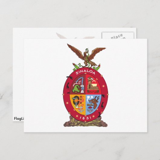 Sinaloa, Mexiko Postkarte (Vorne/Hinten)