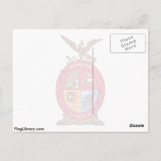 Sinaloa, Mexiko Postkarte (Rückseite)