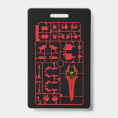 sinanju gundam gunpla plamo Model Läufer Kit cha Ausweis (Rückseite)