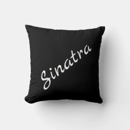 Sinatra Retro Vibe Throw Kissen