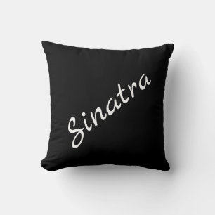 Sinatra Retro Vibe Throw Kissen