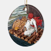 Sinbad, das Schiffswrack der Sailor Treasure Aladd Keramikornament (Links)