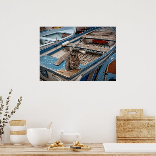 Sinbad, die Seelor-Katze Poster (Küche)