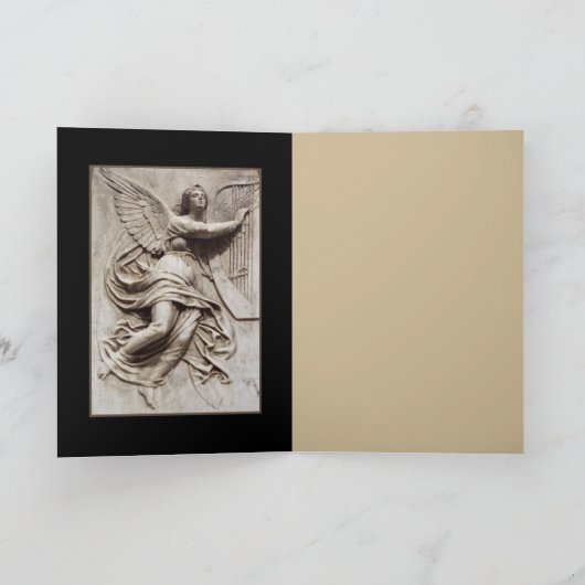 Sinceras Condolencias ANGEL Spanish Sympathy Card Karte (Innenseite)