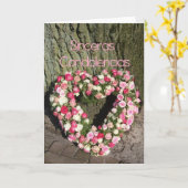 Sinceras Condolencias Spanische Beileid-Karte Karte (Gelbe Blume)