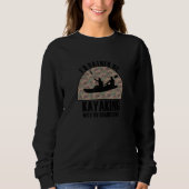 Sincere Gift Rather Be Kayaking With My Grandsons Sweatshirt (Vorderseite)