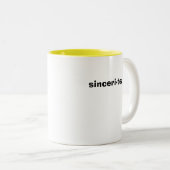 Sinceritee Zweifarbige Tasse (VorderseiteRechts)