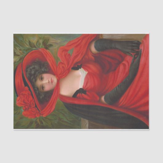 Sincerity von Edward Percy Moran Seidenpapier (Vorderseite)