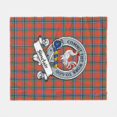 Sinclair Ancient Clan Abzeichen Tartan Kariert Fleecedecke (Vorderseite (Horizontal))