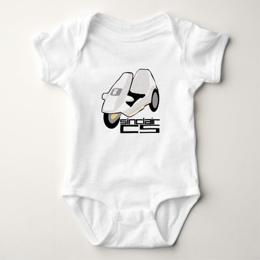 Sinclair C5 Baby Strampler (Vorderseite)