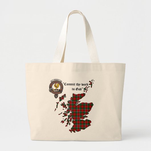 Sinclair Clan Abzeichen Jumbo Tasche (Vorne)