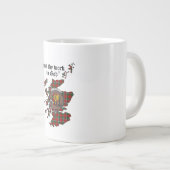 Sinclair Clan Abzeichen Jumbo Tasse (Vorderseite Rechts)