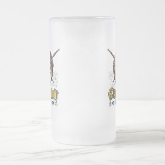 Sinclair Clan Abzeichen Mattglas Bierglas (Mittel)