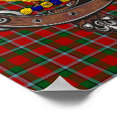 Sinclair Clan Abzeichen Poster 8.5x11 (Ecke)