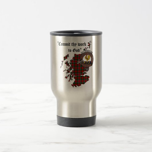 Sinclair Clan Abzeichen Travel Mug Reisebecher (Mittel)
