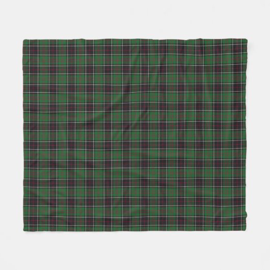 Sinclair Clan Jagd Tartan Variante Kariert Fleecedecke (Vorderseite (Horizontal))