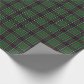 Sinclair Clan Jagd Tartan Variante Kariert Geschenkpapier (Ecke)