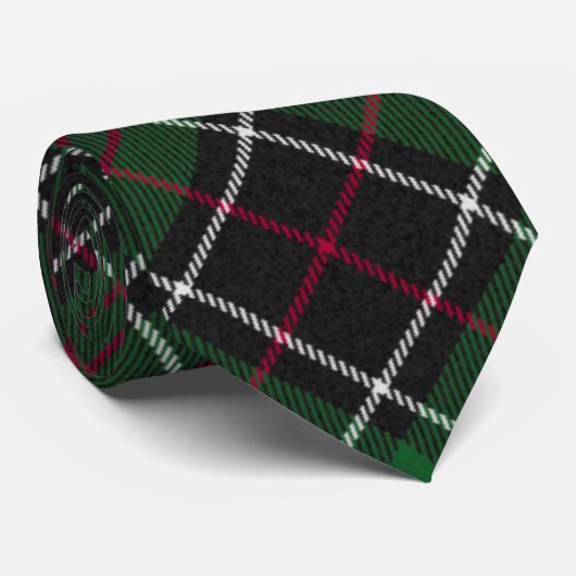Sinclair Clan Jagd Tartan Variante Kariert Krawatte (Gerollt)