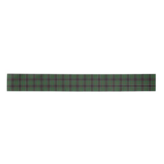 Sinclair Clan Jagd Tartan Variante Kariert Satinband (Vorderseite)