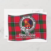 Sinclair Clan Postkarte (Vorne/Hinten)