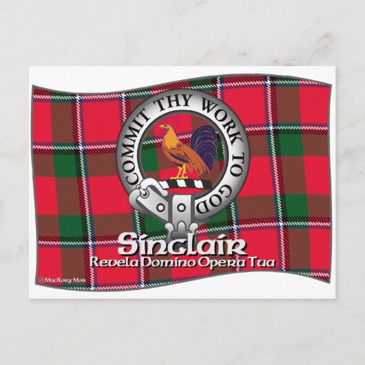Sinclair Clan Postkarte (Vorderseite)