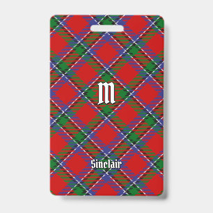 Sinclair Clan Tartan Ausweis
