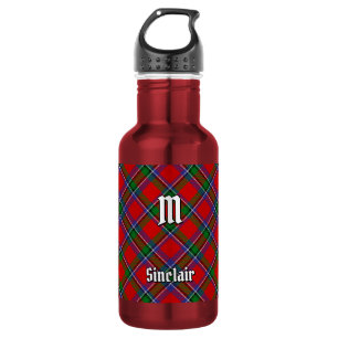 Sinclair Clan Tartan Edelstahlflasche